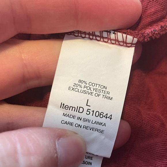 Men’s LL Bean Quilted Crew Neck Sweatshirt - Picture 4 of 4